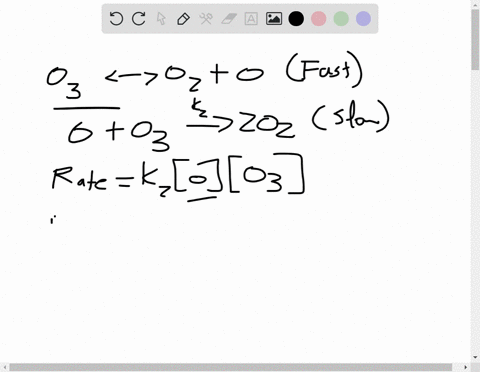the-gas-phase-decomposition-of-ozone-is-thought-to-occur-by-the-following-two-step-mechanism-beginarraylltext-step-1-mathrmo_3g-longrightarrow-mathrmo_2gmathrmog-text-fast-text-step-2-mathrmogmathrm-2