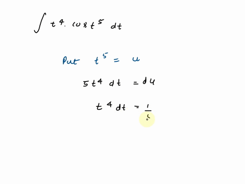 find-the-integral-cos-dt-using-the-substitution-u-enclose-arguments-of-functions-in-parentheses-for-example-sin-2t-sin-t4cos-dt-07789