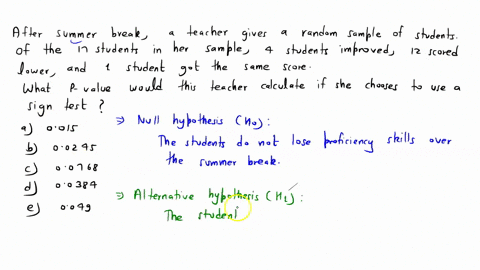 after-summer-break-a-teacher-gives-a-random-sample-of-students-from-the-following-end-of-year-assessment-she-hypothesizes-that-students-lose-proficiency-skills-over-the-summer-break-of-the-1-82646