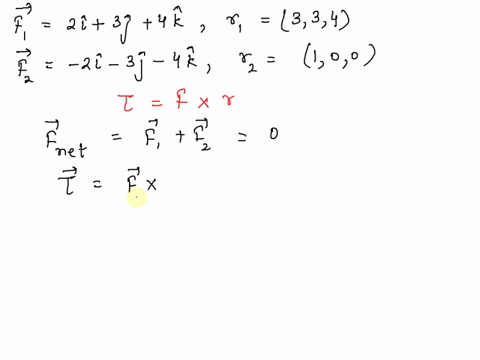 if-a-rigid-body-is-subjected-to-two-forces-vec-f1-2-vec-i-3-vec-j-4-vec-k-acting-at-3-3-4-and-vec-f2-2-vec-i-3-vec-i-4-vec-k-acting-at-1-0-0-then-which-of-the-following-is-are-true-a-the-bod-05313