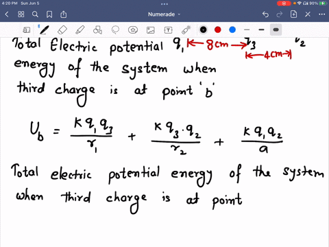 what-is-the-change-in-electric-potential-energy-is-a-third-charge-is-moved-from-point-b-to-point-c