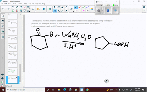 the-favorskil-reaction-involves-treatment-of-an-alpha-bromo-ketone-with-base-to-yield-a-ring-contrac-39849