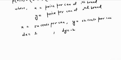 grocer-weekly-profit-from-the-sale-of-two-brands-of-_-orange-juice-is-modeled-by-pxy-x-3070-sx4yy-4080-6x-ty-dollars-where-cents-is-the-price-per-can-of-the-first-brand-currently-the-first-b-58077
