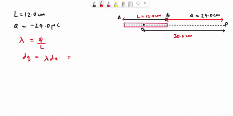 a-rod-120-cm-long-is-uniformly-charged-and-has-a-total-charge-of-240-c-determine-the-magnitude-and-direction-of-the-electric-field-along-the-axis-of-the-rod-at-a-point-300-cm-from-its-center-81155
