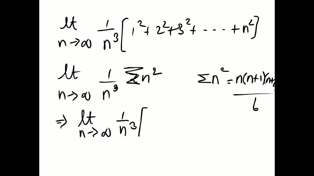 SOLVED Determine The Following By Using An Appropriate Riemann Sum SOLVED Determine The Following By Using An Appropriate Riemann Sum
