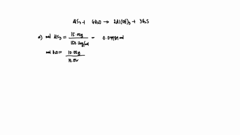 1500-g-aluminum-sulfide-and-1000-g-water-react-until-the-limiting-reagent-is-used-up-here-is-the-balanced-equation-for-the-reaction-als3-6-h2o-2aloh3-3-h2s-a-which-is-the-limiting-reagent-b-51527