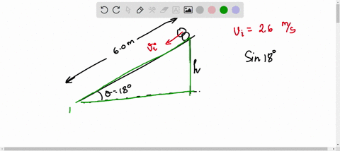 a-student-is-skateboarding-down-a-ramp-that-is-60-m-long-and-inclined-at-18circ-with-respect-to-the-54934