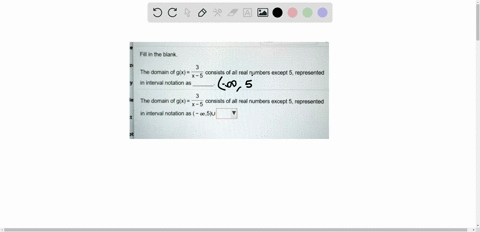 fill-in-the-blank-the-domain-of-gx-consists-of-all-real-numbers-except-5-represented-x-5-in-interval-notation-as-the-domain-of-gx-consists-of-all-real-numbers-except-5-represented-x-5-in-int-22074
