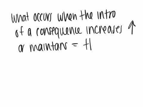 which-of-these-occurs-when-the-introduction-of-a-consequence-increases-or-maintains-the-frequency-or-future-probability-of-a-behaviour-a-job-dissatisfaction-b-punishment-c-extinction-d-negative-reinfo