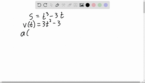 5-points-the-equation-of-motion-of-a-particle-is-st33t-where-s-is-in-meters-and-t-is-in-seconds-assuming-that-t0-answer-the-following-questions-1-find-the-velocity-v-as-a-function-of-t-answer-vt-2-fin