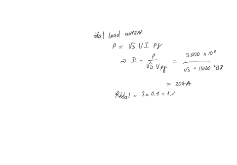 5-a-3-phase-line-3-km-long-delivers-3000-kw-at-a-pf-0-8-lagging-to-a-load-the-resistance-and-reactance-per-km-of-each-conductor-are-0-4-q-and-0-3-q-respectively-ifthe-voltage-at-the-supply-e-59055