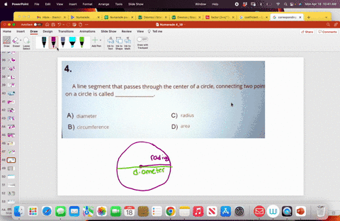a-line-segment-that-passes-through-the-center-of-a-circle-connecting-two-points-on-a-circle-is-called-diameter-c-radius-b-circumference-d-ared-28457