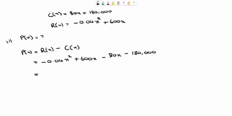 suppose-the-cost-function-and-the-revenue-function-of-a-company-for-producing-x-units-of-products-are-cx-80x-180000-dollars-rx-004x-600x-find-the-profit-function-click-find-the-marginal-prof-56653