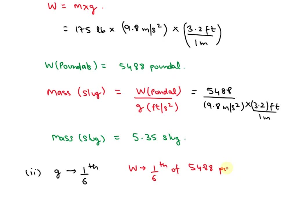 SOLVED A Poundal Is The Force Required To Accelerate A Mass Of 1 Lbm 