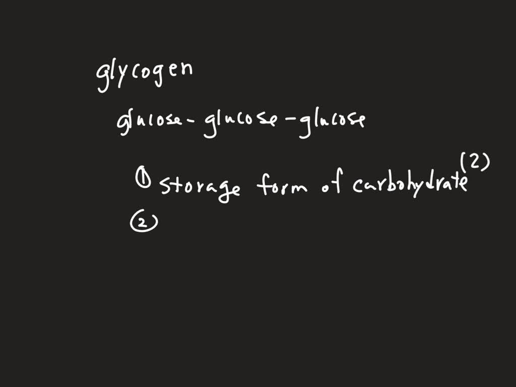 SOLVED: Glycogen is: Question 16 options: 1) Both C and D are correct 2 ...