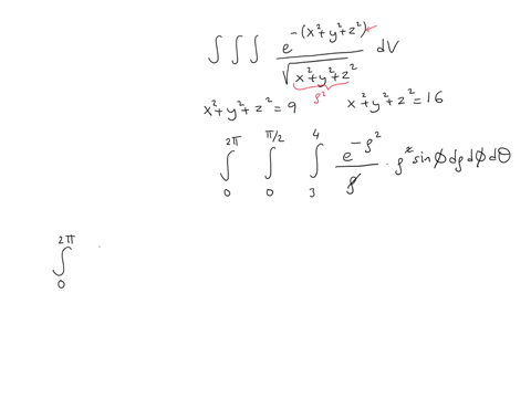 xelryz-use-spherical-coordinates-to-evaluate-the-triple-integral-ji-dv-where-e-is-the-solid-that-lies-between-the-spheres-x-y2-22-9-and-xy222-16-in-the-first-octant-70255