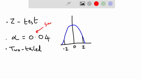 find the critical values and rejection regions for the type of z test ...