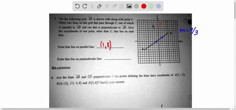 on-the-following-grid-ab-is-shown-with-along-with-point-c-draw-two-lines-on-this-grid-that-pass-through-c-one-of-which-parallel-to-ab-and-one-that-is-perpendicular-to-ab-give-the-coordinates-58264