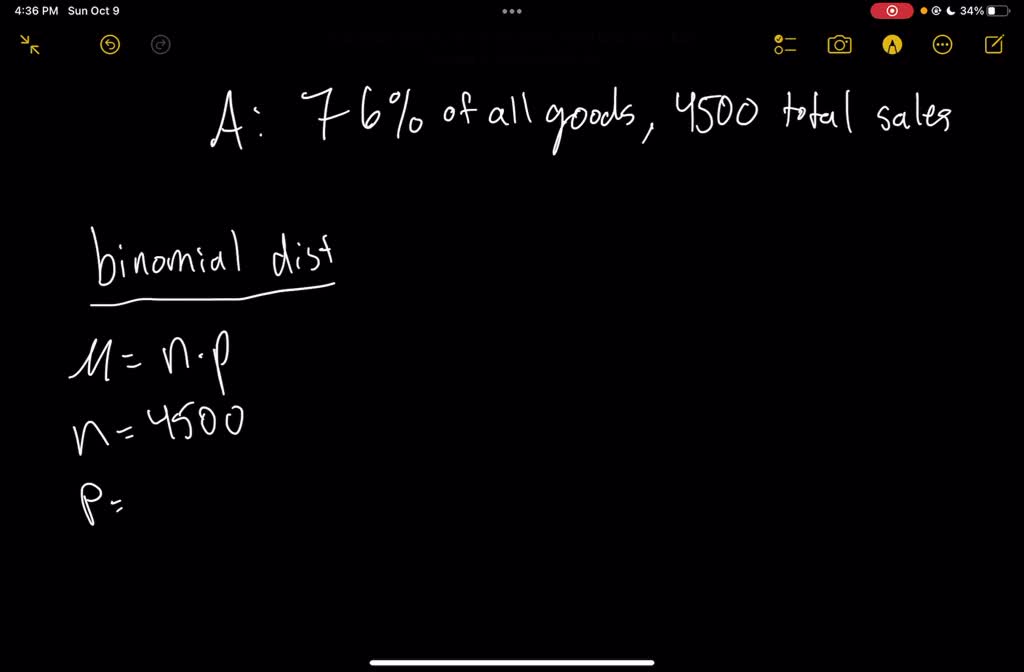 SOLVED: A Vendor Sells Two Products, A And B. 76% Of All Sold Goods Is ...