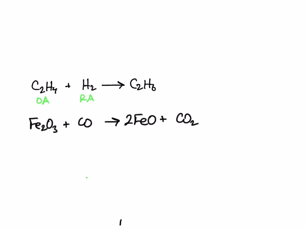 SOLVED For each reaction identify the substance that is the