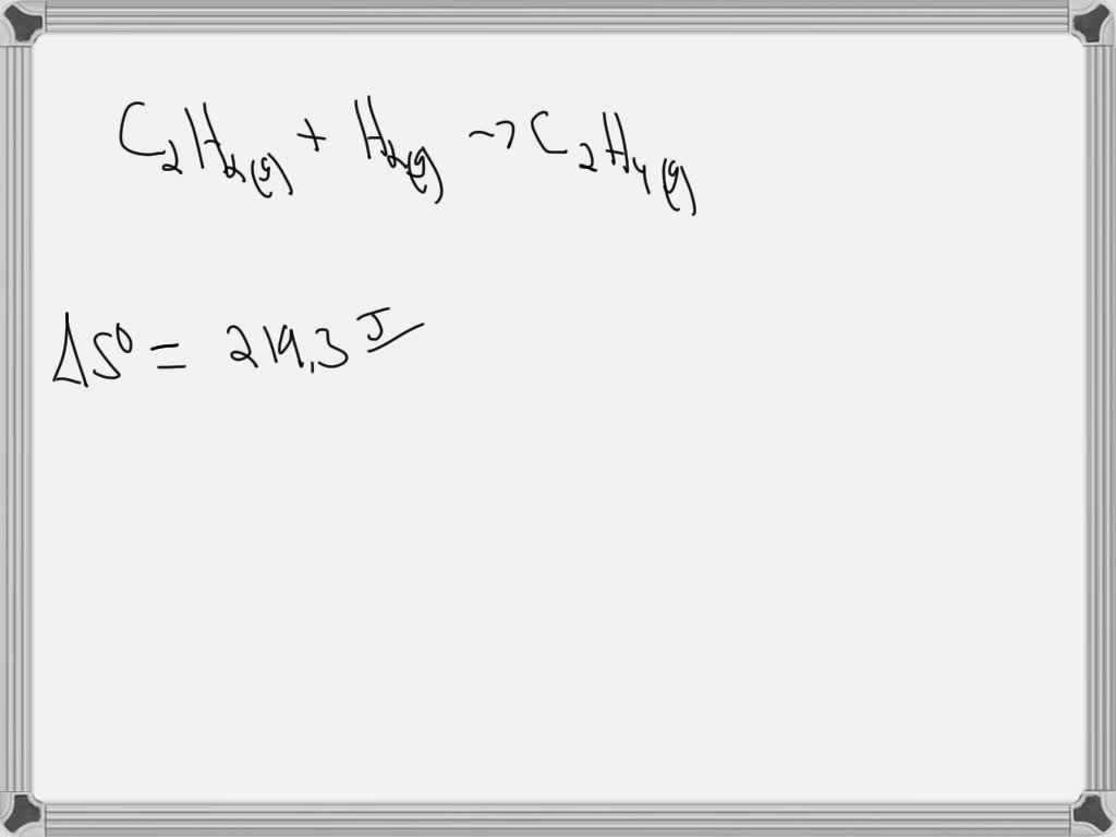 SOLVED Calculate S rxn for the following reaction. The S for