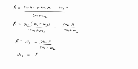 1-the-lagrangian-for-two-particles-of-mass-m1-and-m2-and-coordinates-ri-and-r2-interacting-via-a-potential-vri-r2-is-m1r1-m2r22-vri-r2-a-rewrite-the-lagrangian-in-terms-of-the-center-of-mass-99824