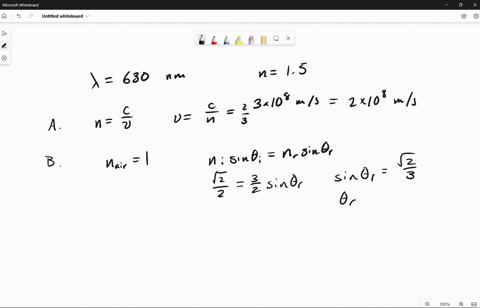 2-a-630-nm-red-laser-light-passes-from-air-into-glass-n150_-a-determine-the-speed-of-the-red-light-in-the-glass-b-if-the-angle-of-incidence-is-458-draw-diagram-showing-the-incoming-and-refra-58023