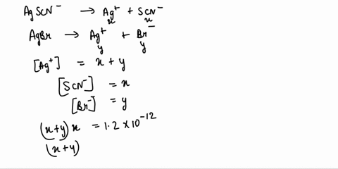 a-solution-is-saturated-with-respect-to-agscn-as-well-as-agbr-the-concentration-of-ag-in-the-solution-would-be-ksp-for-agscn-12-10-12-and-for-agbr-5-10-13-a-13-10-5-b-13-10-12-c-13-10-6-d-13-00762