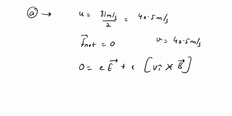at-time-t1-an-electron-is-sent-along-the-positive-direction-of-an-v-axis-through-both-an-electric-field-e-and-a-magnetic-field-b-with-e-directed-parallel-to-the-y-axis-the-figure-gives-the-y-05851