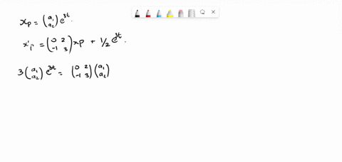 use-the-method-of-undetermined-coefficients-to-find-the-general-solution-of-the-following-system-of-des-x-8-3-x-2-a-01-the-eigenvalues-of-the-coefficient-matrix-are-a-2-with-correspond-ing-e-87311