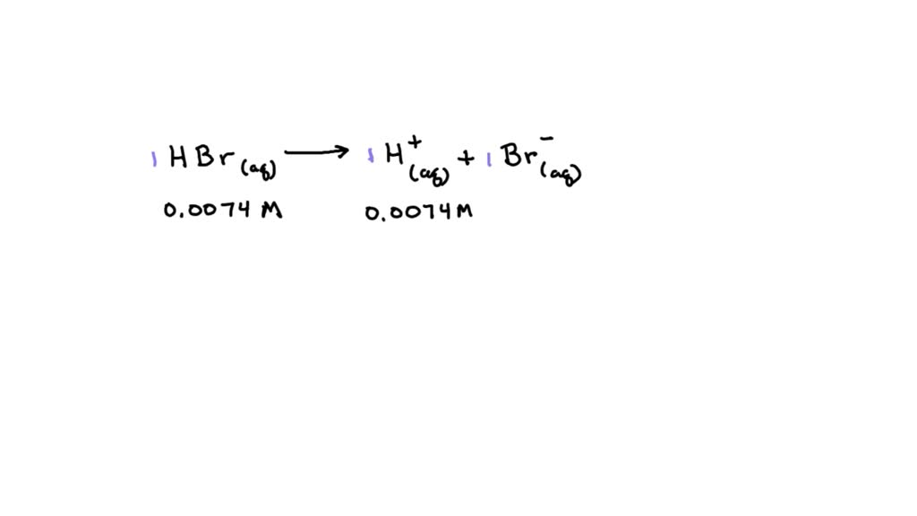 calculate the ph of 0.002 m hbr solution given log2 0.3010