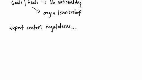 do-goods-and-technology-have-nationality-what-is-meant-by-this-statement-and-do-you-think-that-the-laws-of-a-nation-should-apply-to-its-goods-and-technology-after-they-have-left-the-territory-of-that
