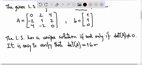find-the-complete-solution-of-the-linear-system-or-show-that-it-is-inconsistent-if-the-system-has-infinitely-many-solutions-express-your-answer-in-terms-of-t-where-x-xt-y-yt-and-z-t-if-there-is-no-s-4