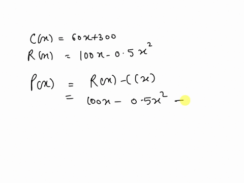 for-a-certain-company-the-cost-for-producing-x-items-is-60x300-and-the-revenue-for-selling-x-items-is-100x05x2