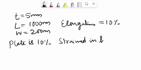 question3-a-plate-of-mild-steel5-mm-thick1000-mm-long-and-200-mm-wide-is-stretched-plastically-10-in-the-longitudinal-directionthe-characteristic-stress-strain-curve-of-the-material-is-given-89191