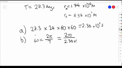 angular-velocity-the-moon-rotates-once-on-its-axis-in-273-days-its-radius-is-174-times-106-mathrmm-a-what-is-the-period-of-the-moons-rotation-in-seconds-b-what-is-the-frequency-of-the-moons-rotation-2