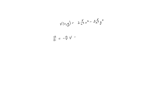 the-electric-potential-at-points-in-an-xy-plane-is-given-by-v-20vm2x2-30vm2y2-in-unit-vector-notation-what-is-the-electric-fled-at-the-point-30-m-20m-54057