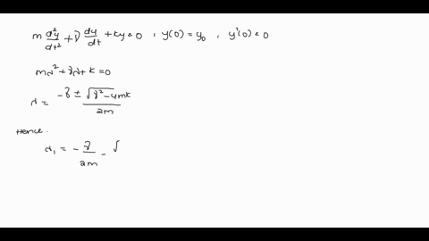44npis-12_-a-spring-mass-dashpot-system-is-released-from-rest-with-an-initial-displacement-given-by-y0-yo-consider-the-following-question-what-happens-to-the-displace-ment-yt-if-we-keep-the-39602