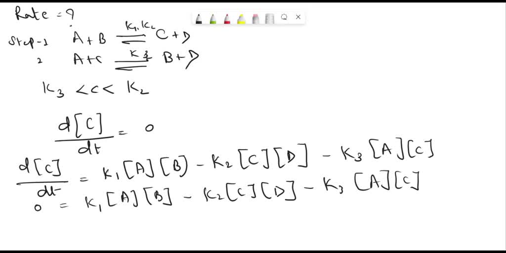 SOLVED: K1[A][B] + K2[B]xk:[P] K1[A][B]-k2[B][c]-k:[C][D] Kka[A][B][D ...