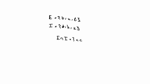 the-sets-e-and-i-are-given-below-e-b-k-i-i-d-h-k-find-the-intersection-of-and-find-the-union-of-and-write-your-answers-using-set-notation-in-roster-form-e-i-e-i