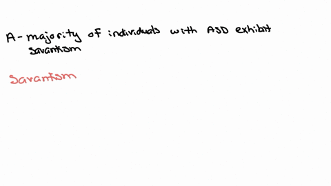 which-of-the-following-statements-about-asd-is-not-true-a-the-majority-of-individuals-with-asd-exhibit-savantism-b-the-use-of-certain-antidepressant-drugs-during-pregnancy-has-been-linked-wi-83195