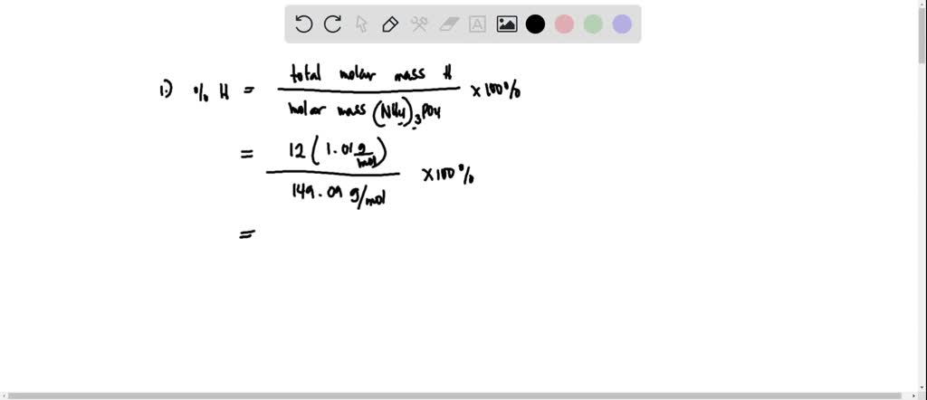 SOLVED: What is the % by mass of hydrogen in (NH4)2PO4? %H Sodium ...