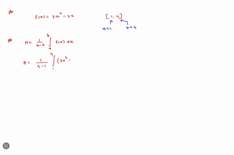 find-the-average-value-of-fx-3x2-2x-on-the-interval-1-4-75702
