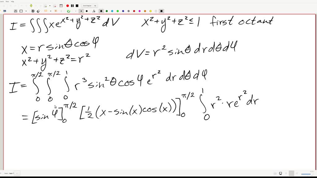 Solved A Use Spherical Coordinates To Evaluate The Integral Where E