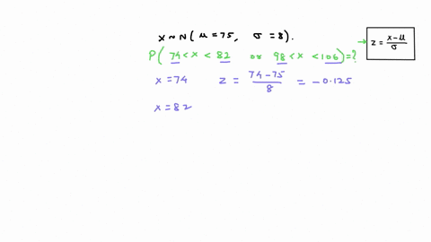 suppose-the-random-variable-x-is-distributed-normal-with-mean-75-and-standard-deviation-8-what-is-the-probability-that-x-is-either-between-74-and-82-or-between-98-and-106-53766