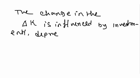 derive-an-expression-for-the-growth-rate-of-output-for-the-economy-in-words-explain-whether-there-is-output-growth-on-the-transition-path-to-the-steady-state-and-whether-there-is-output-grow-93287
