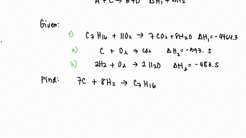 calculate-hrxn-for-the-following-reaction-7cs8h2gc7h16l-use-the-following-reactions-and-given-h-values-c7h16l11o2g7co2g8h2oghcso2gco2gh2h2go2g2h2ogh44643kj3935kj4835kj-express-your-answer-to-43049
