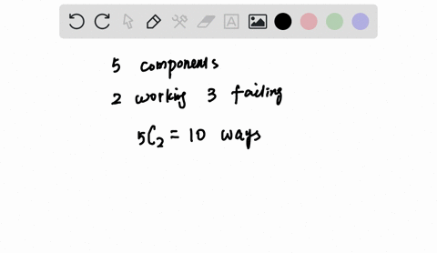 A system is composed of five components each of which is...