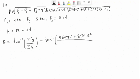 q2answer-one-of-the-following-questions20-mark-i-determine-the-magnitude-of-the-resultant-force-and-its-direction-measured-counter-clockwise-from-the-positivex-axis-determine-the-magnitude-o-67826