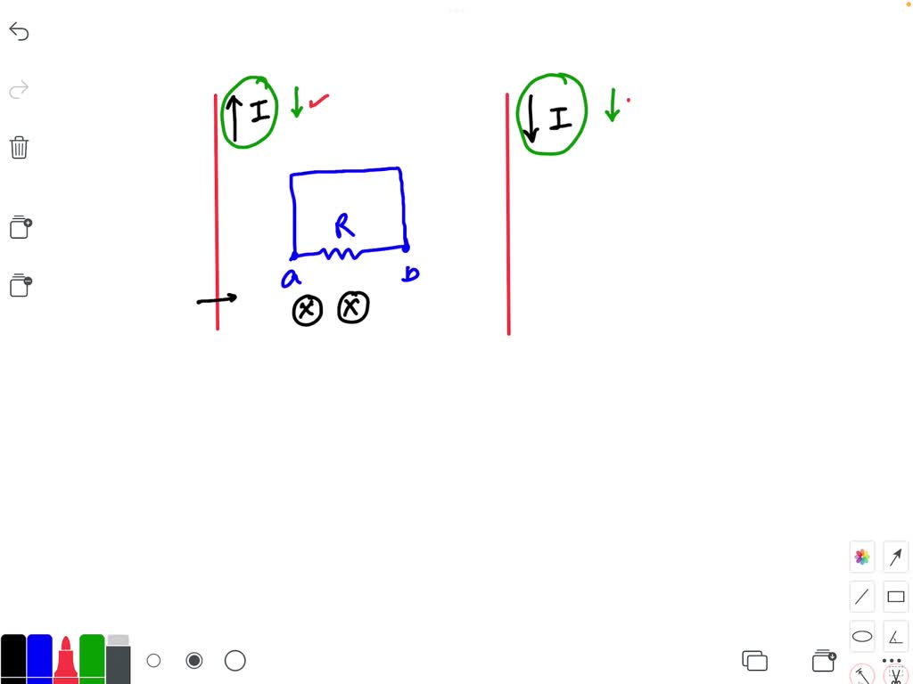 SOLVED In the figure; two parallel wires carry currents of magnitude Iin opposite directions